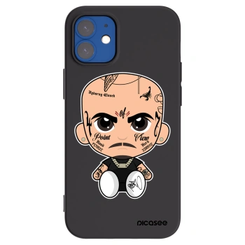 Picasee silikonový černý obal pro Apple iPhone 12 mini - Separ