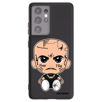 Picasee silikonový černý obal pro Samsung Galaxy S21 Ultra 5G G998B - Separ