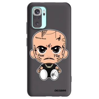Picasee silikonový černý obal pro Xiaomi Redmi Note 10 Pro - Separ