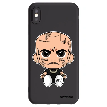 Picasee silikonový černý obal pro Apple iPhone XS Max - Separ