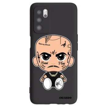 Picasee silikonový černý obal pro OPPO A16 - Separ