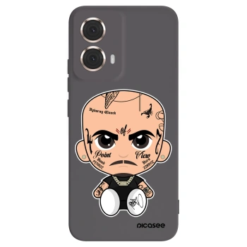 Picasee silikonový černý obal pro Motorola Moto G85 - Separ