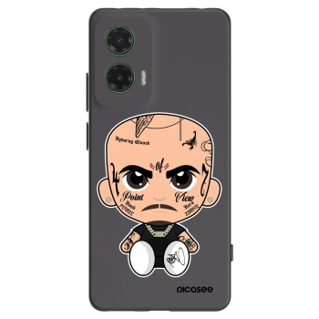 Picasee silikonový černý obal pro Motorola Moto G35 5G - Separ