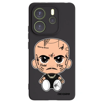 Picasee silikonový černý obal pro Xiaomi Redmi Note 14 4G - Separ