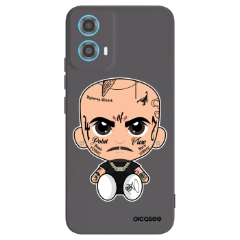 Picasee silikonový černý obal pro Motorola Moto G34 5G - Separ