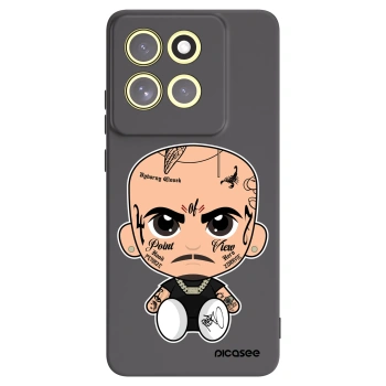 Picasee silikonový černý obal pro Motorola Moto G86 5G - Separ