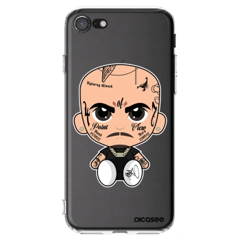 Picasee silikonový průhledný obal pro Apple iPhone 8 - Separ