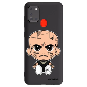 Picasee silikonový černý obal pro Samsung Galaxy A21s - Separ
