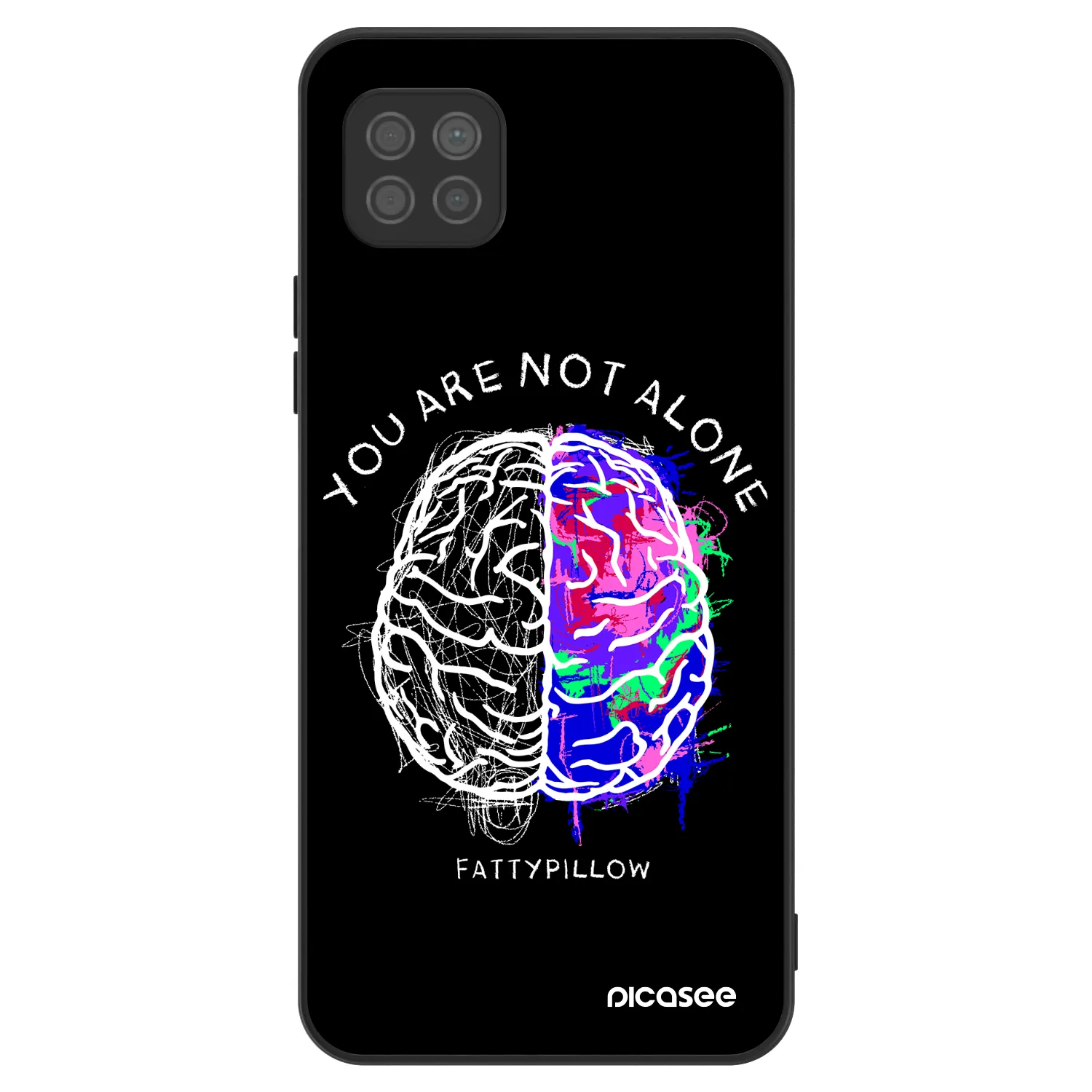 Picasee ULTIMATE CASE pro Huawei P40 Lite - Brain - White