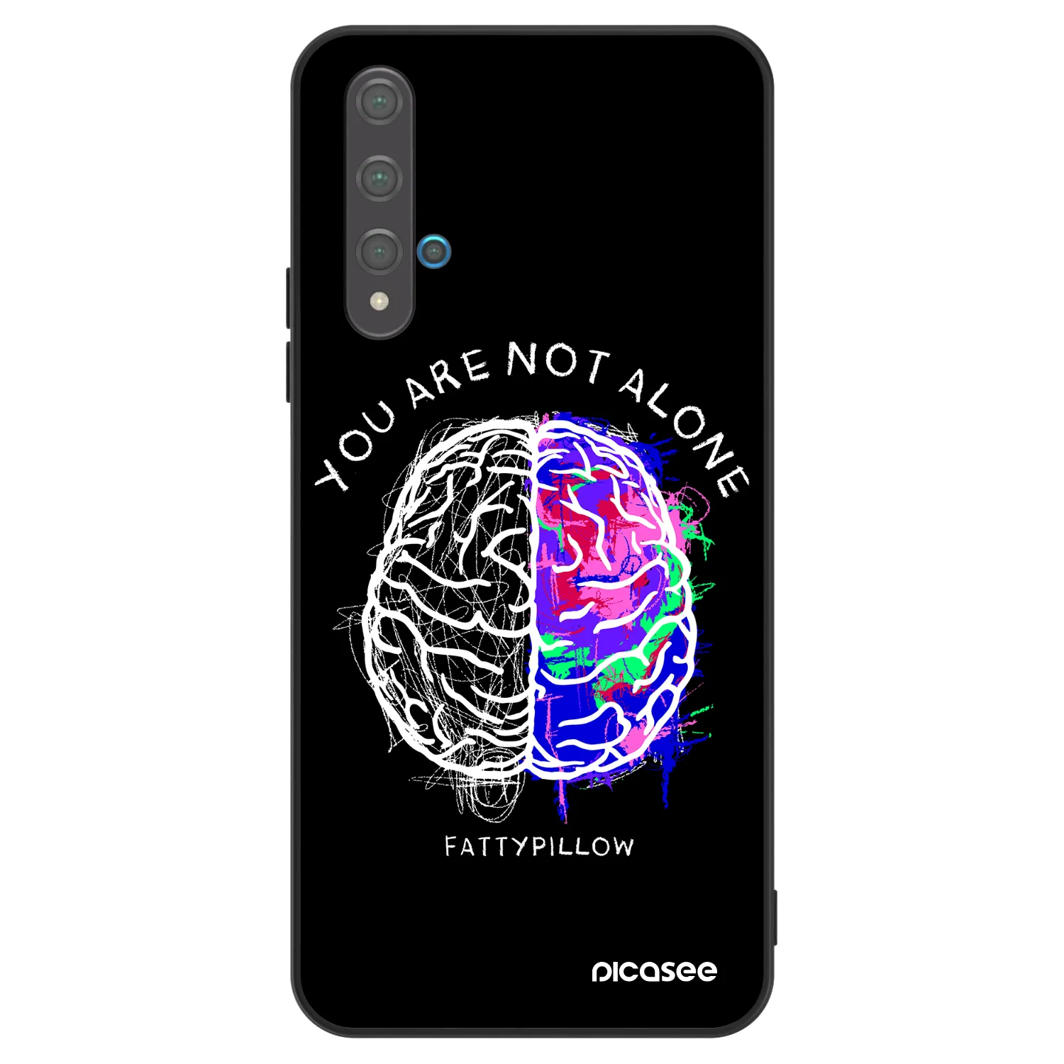 Picasee ULTIMATE CASE pro Huawei Nova 5T - Brain - White