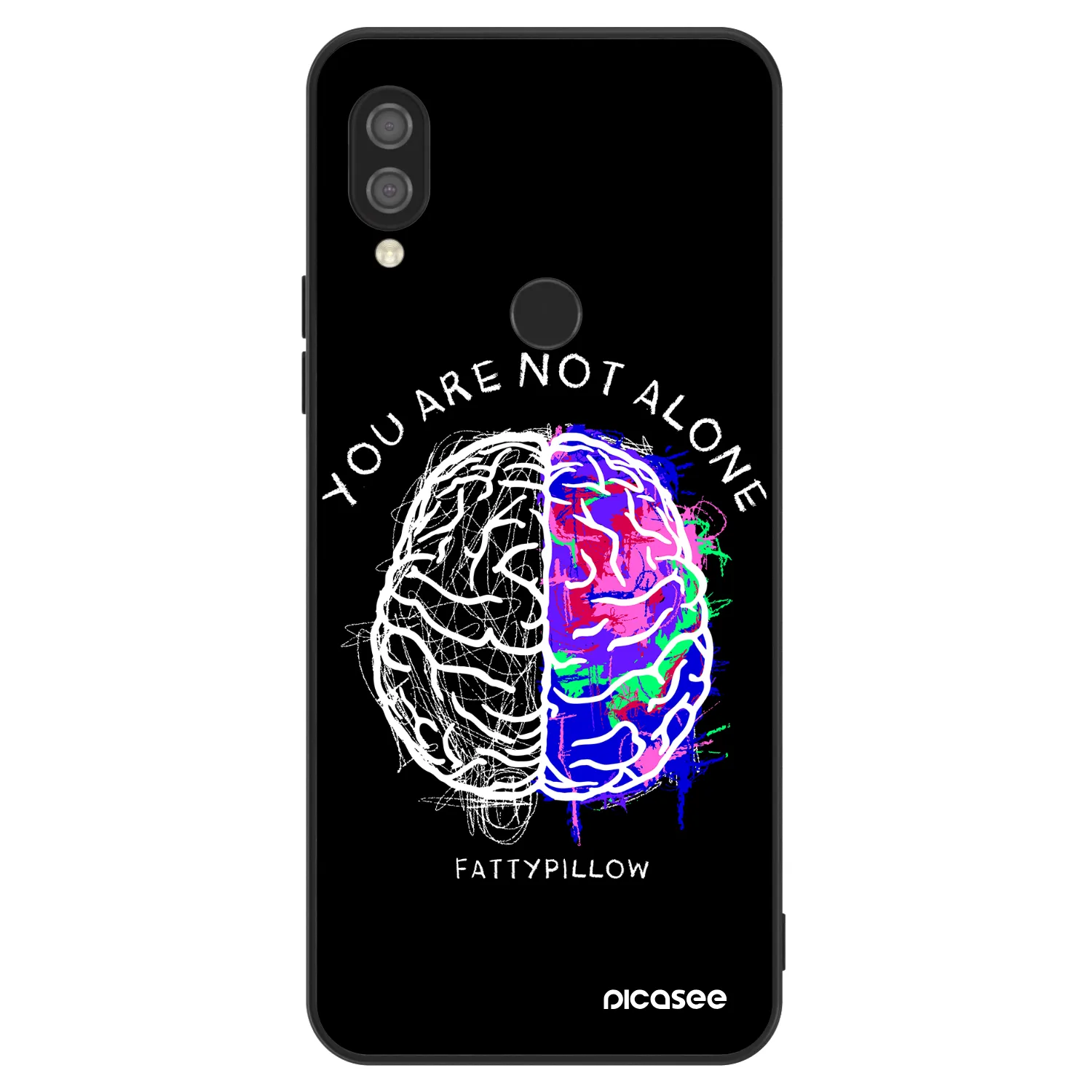 Picasee ULTIMATE CASE pro Xiaomi Redmi 7 - Brain - White