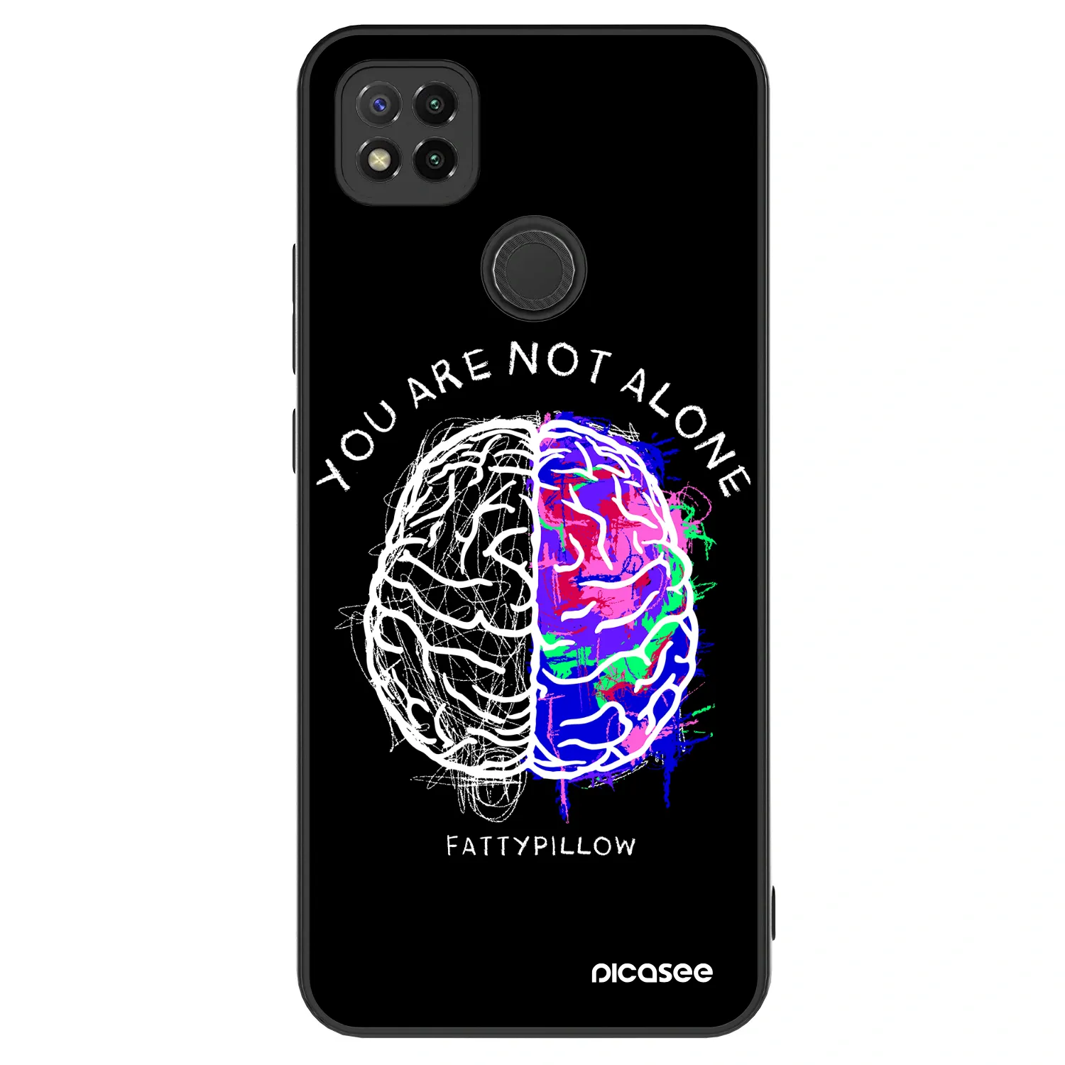 Picasee ULTIMATE CASE pro Xiaomi Redmi 9C - Brain - White