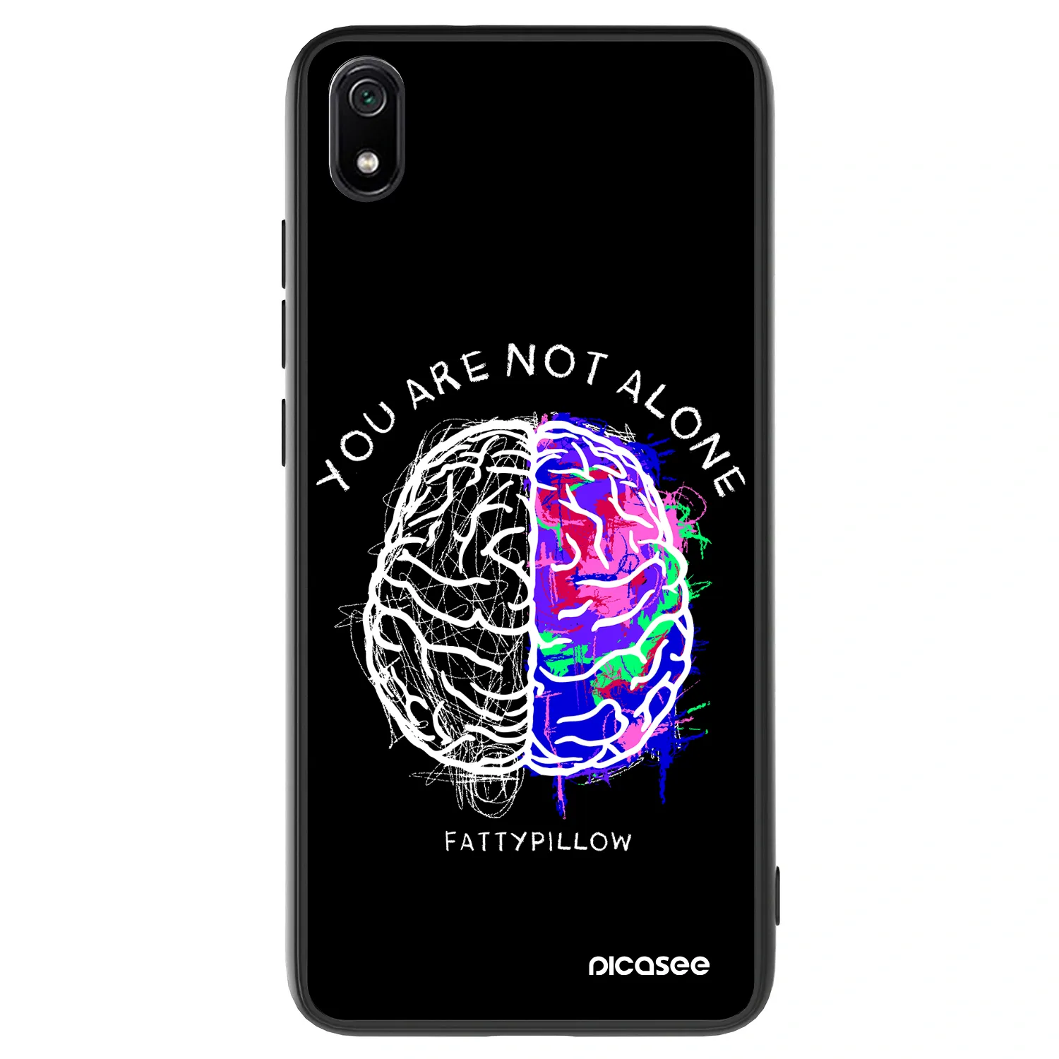 Picasee ULTIMATE CASE pro Xiaomi Redmi 7A - Brain - White