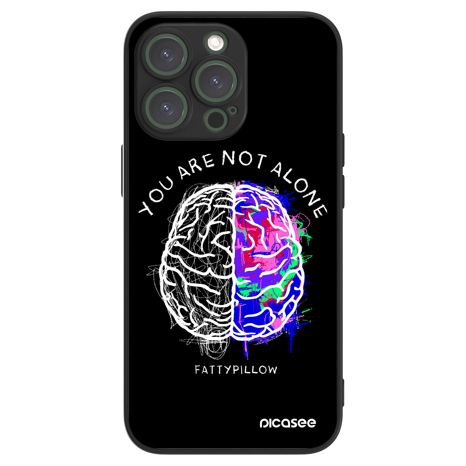 Picasee ULTIMATE CASE pro Apple iPhone 13 Pro - Brain - White