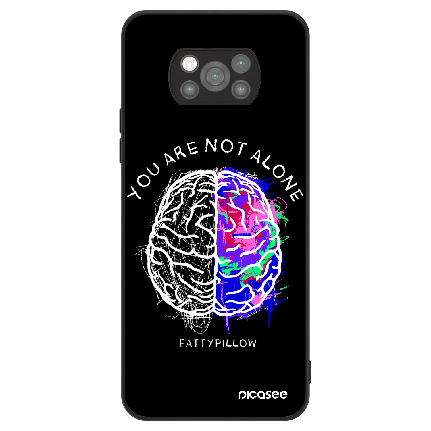 Picasee ULTIMATE CASE pro Xiaomi Poco X3 Pro - Brain - White
