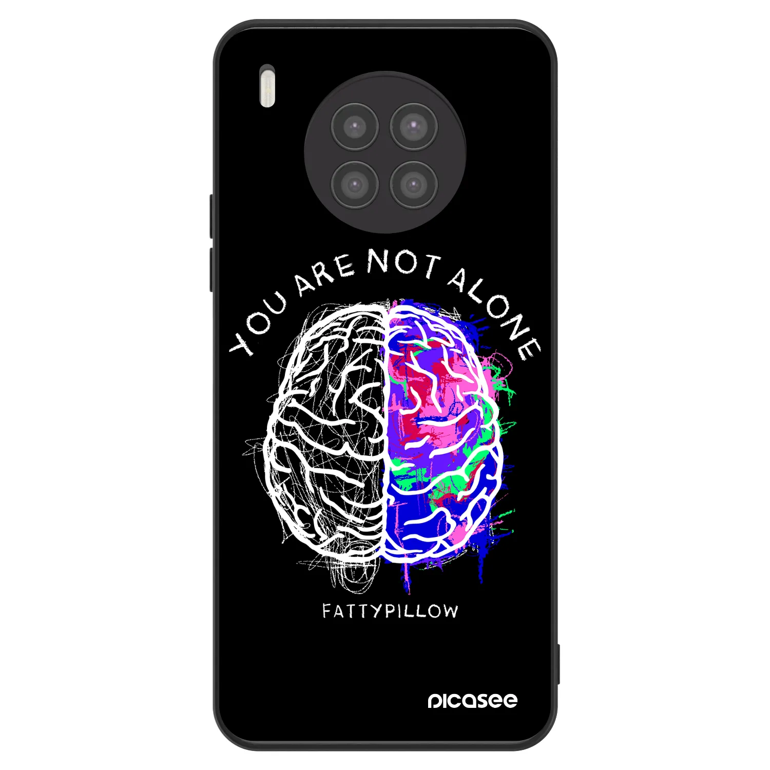 Picasee ULTIMATE CASE pro Huawei Nova 8i - Brain - White