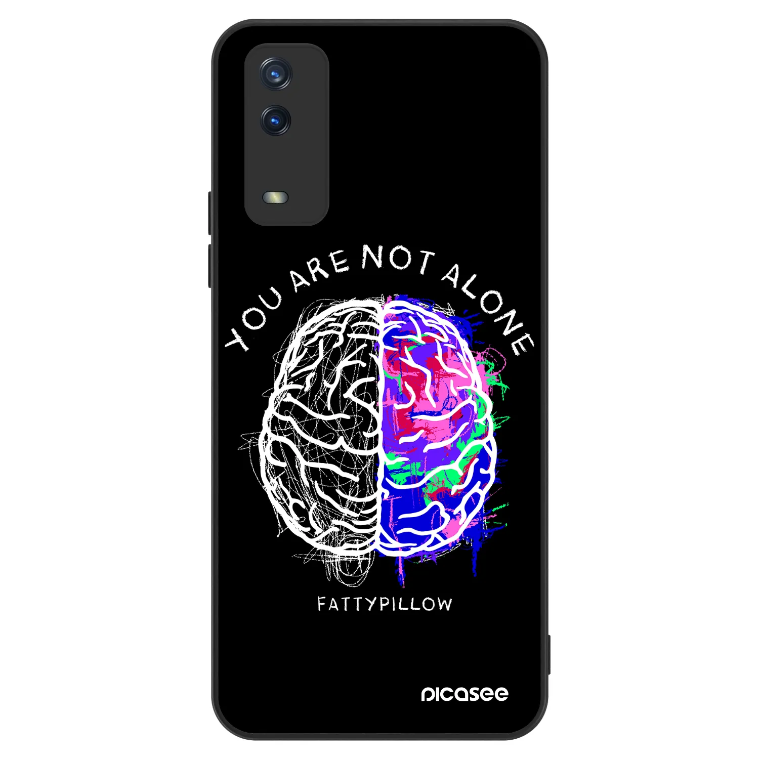 Picasee ULTIMATE CASE pro Vivo Y11s - Brain - White