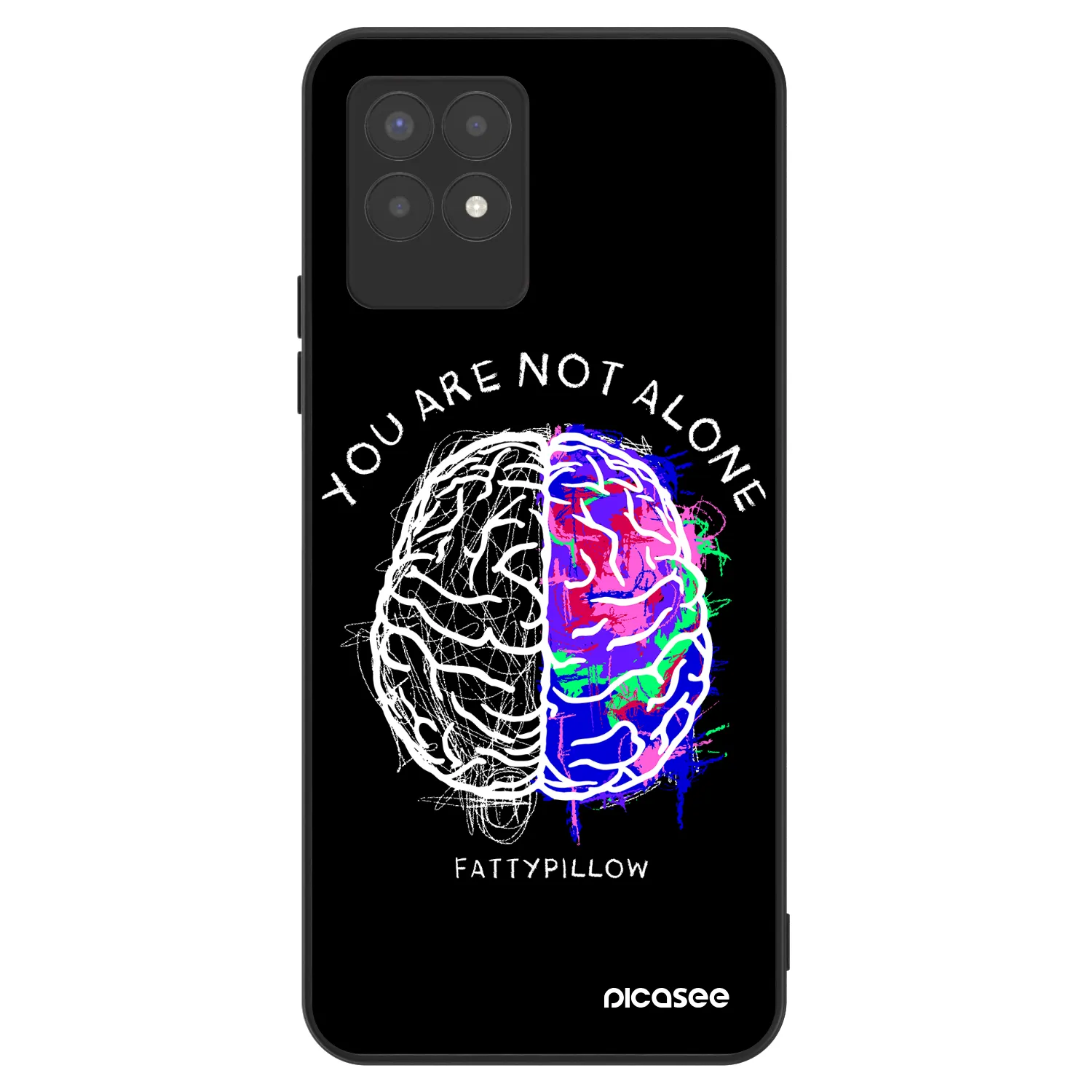 Picasee ULTIMATE CASE pro Realme 8i - Brain - White