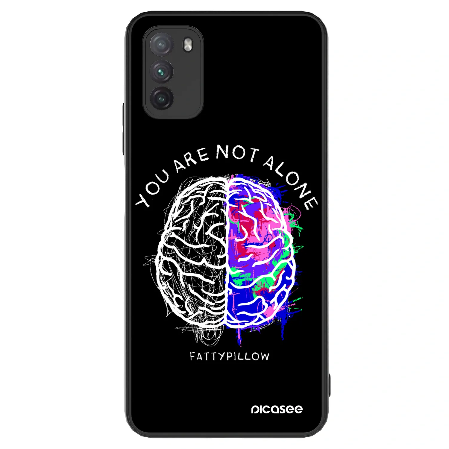 Picasee ULTIMATE CASE pro Xiaomi Poco M3 - Brain - White