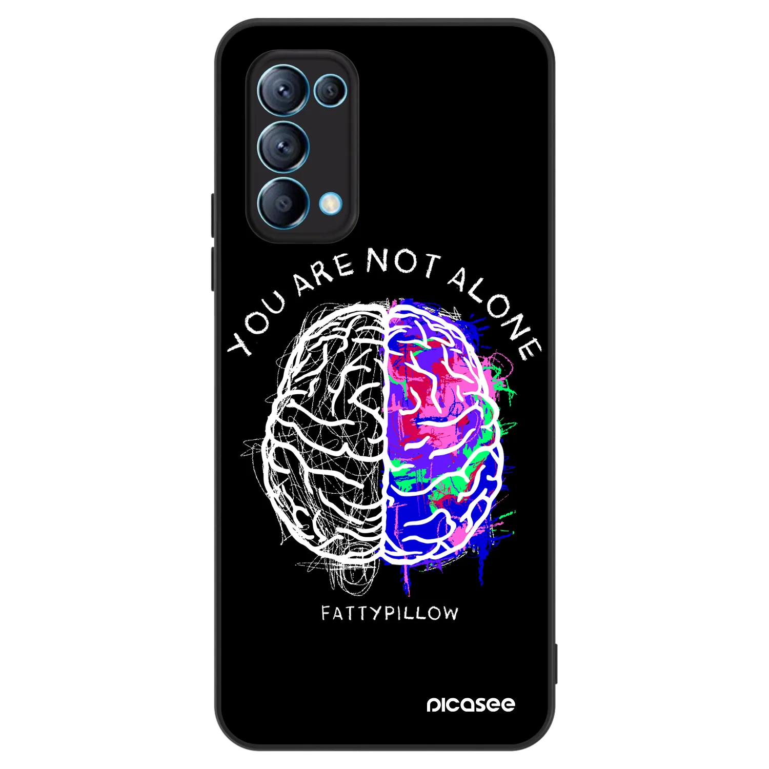 Picasee ULTIMATE CASE pro OPPO Reno 5 5G - Brain - White
