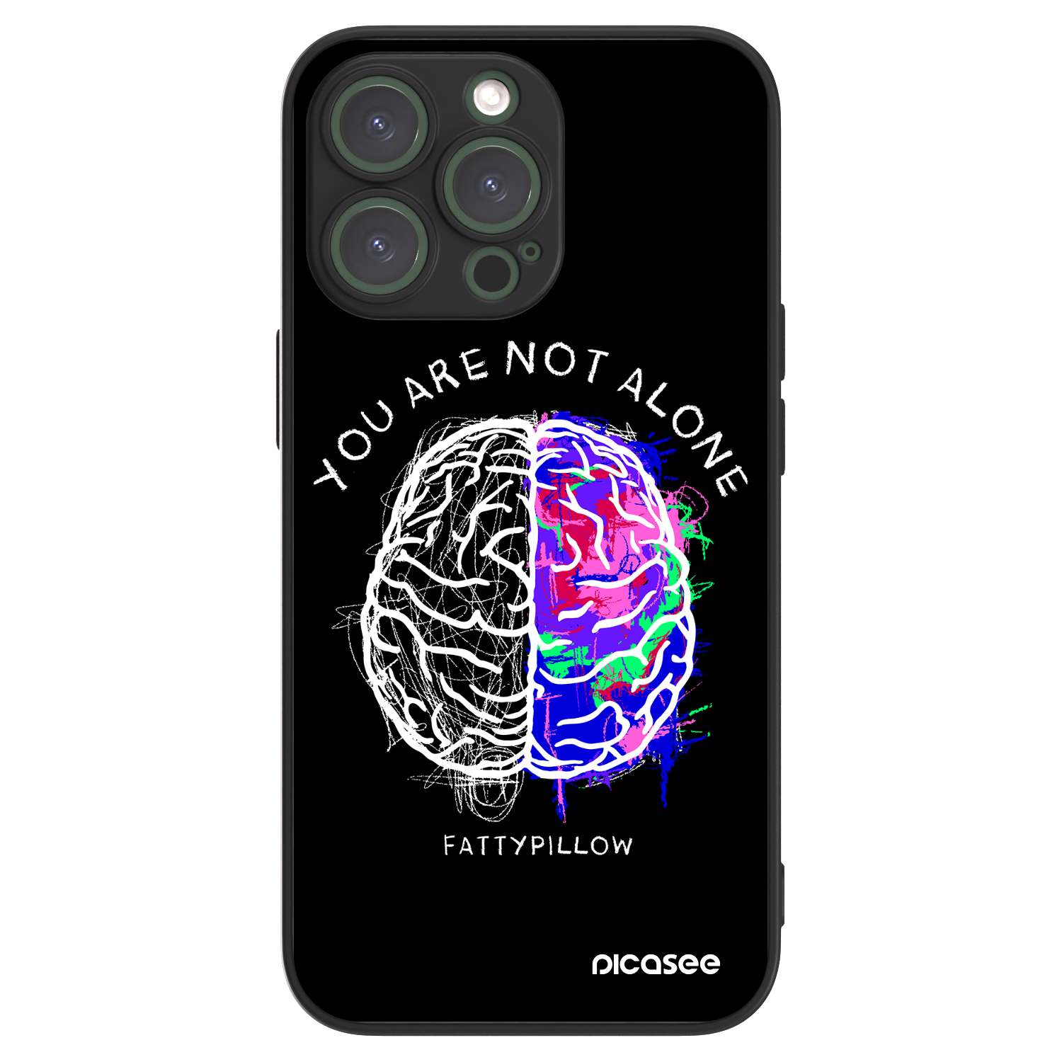 Picasee ULTIMATE CASE MagSafe pro Apple iPhone 13 Pro - Brain - White