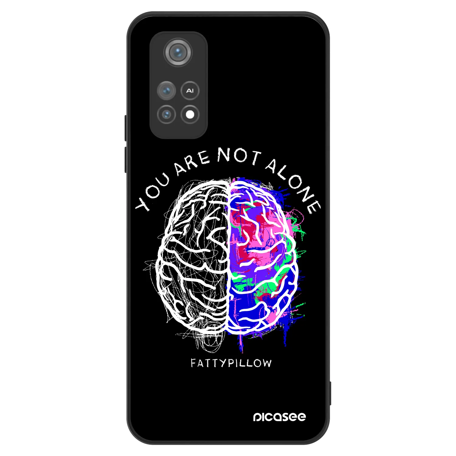 Picasee ULTIMATE CASE pro Xiaomi Poco M4 Pro - Brain - White