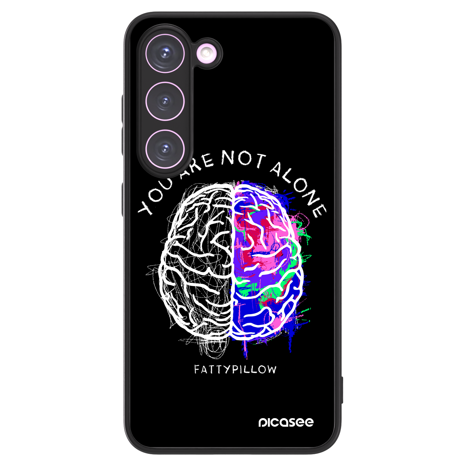 Picasee ULTIMATE CASE pro Samsung Galaxy S23 5G - Brain - White