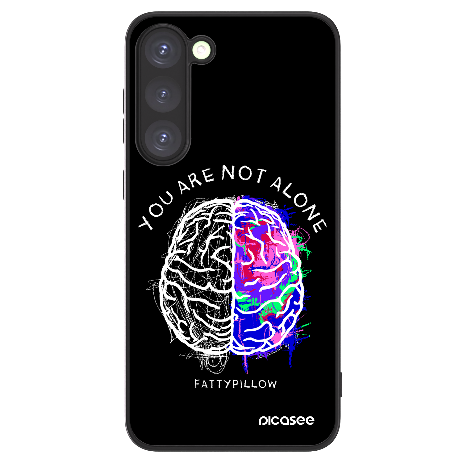 Picasee ULTIMATE CASE PowerShare pro Samsung Galaxy S23+ 5G - Brain - White