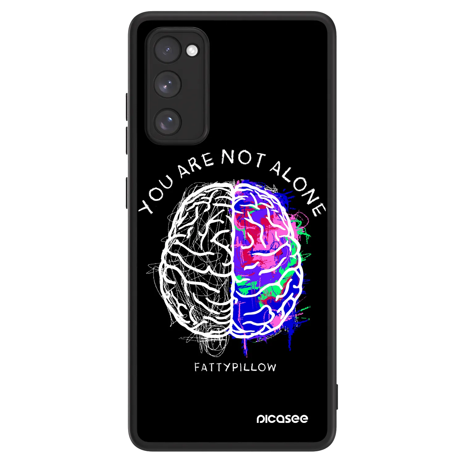 Picasee ULTIMATE CASE PowerShare pro Samsung Galaxy S20 FE - Brain - White