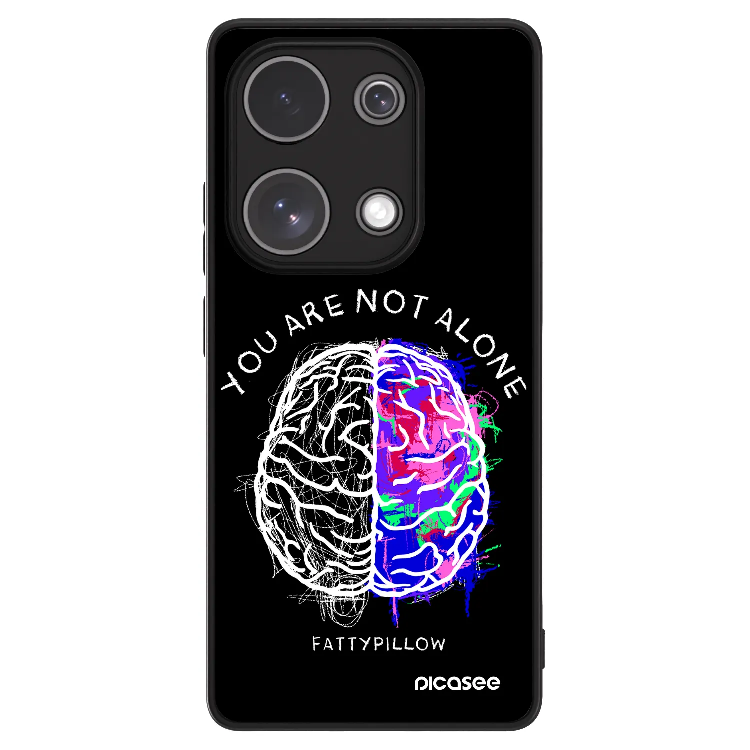 Picasee ULTIMATE CASE pro Xiaomi Redmi Note 13 Pro 4G - Brain - White