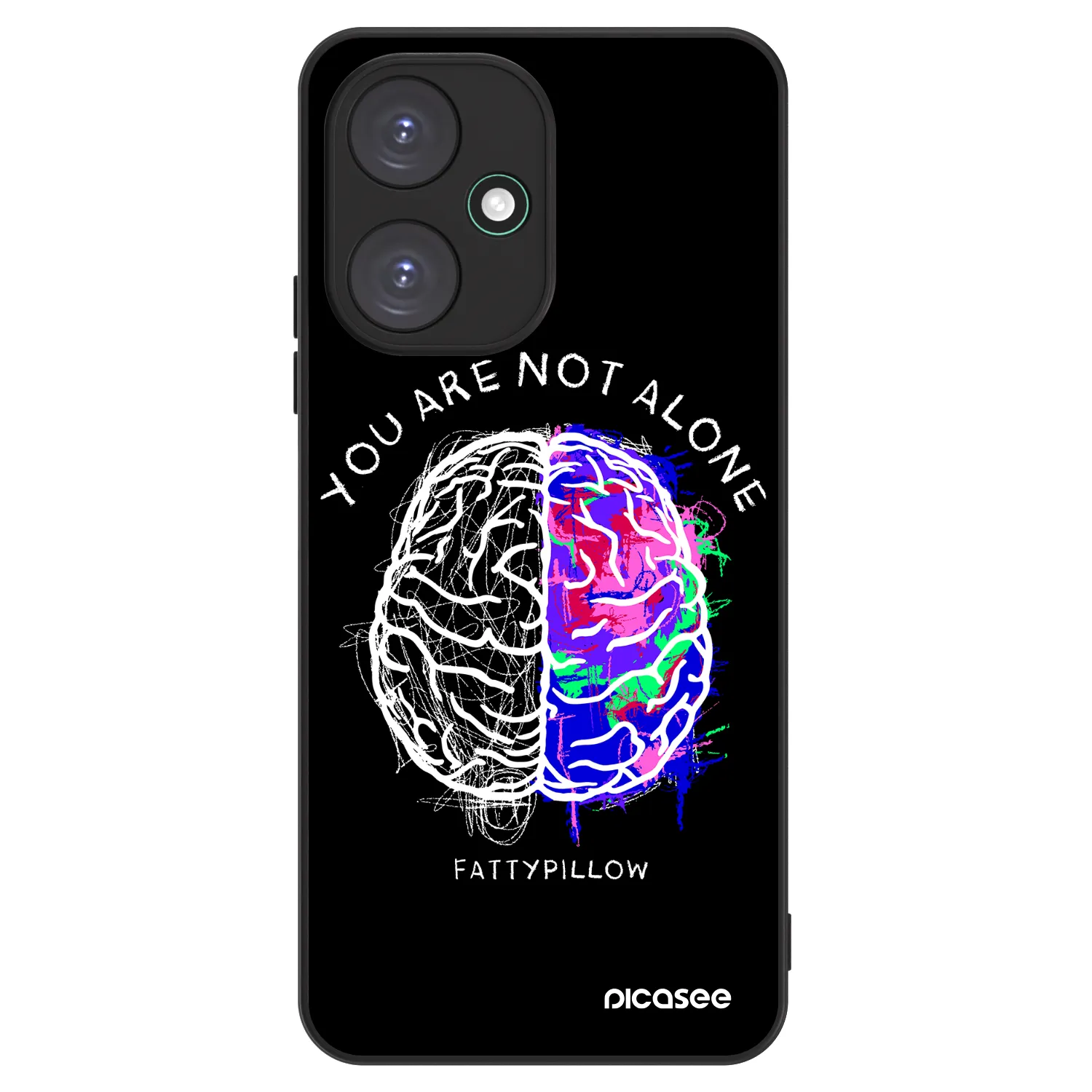 Picasee ULTIMATE CASE pro Xiaomi Redmi 13C 5G - Brain - White