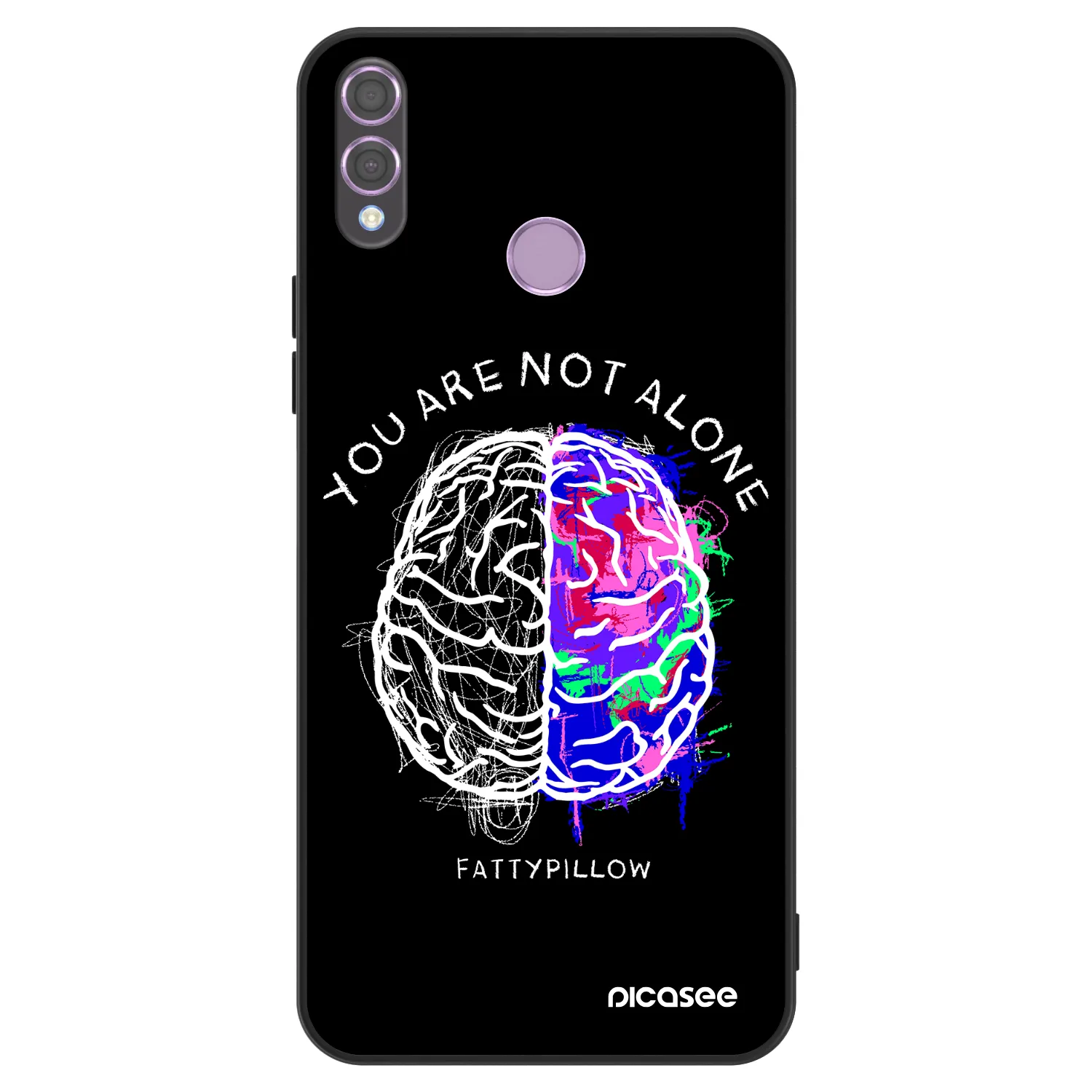 Picasee ULTIMATE CASE pro Honor 8X - Brain - White