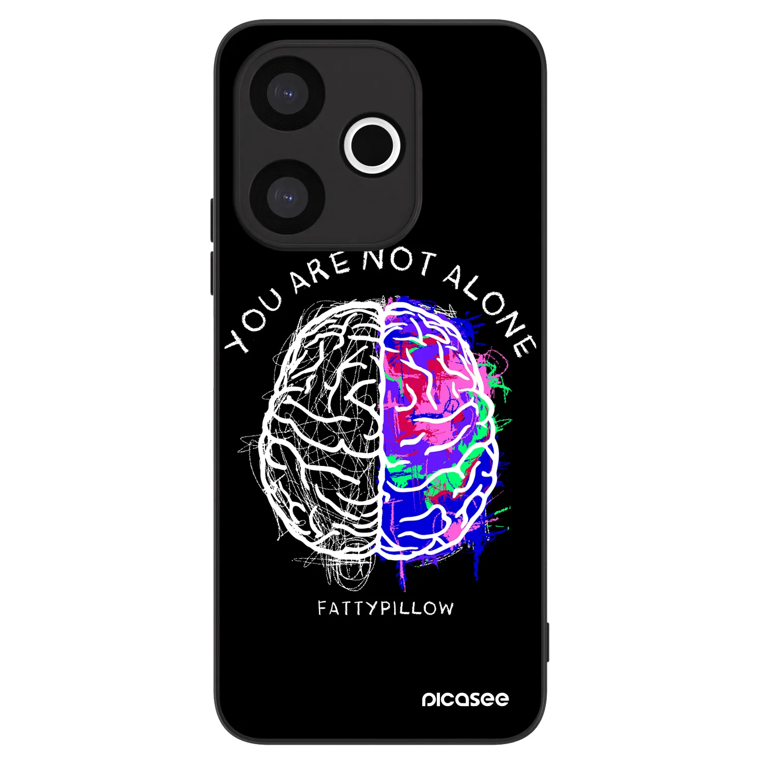 Picasee ULTIMATE CASE pro Xiaomi Redmi 13 4G - Brain - White