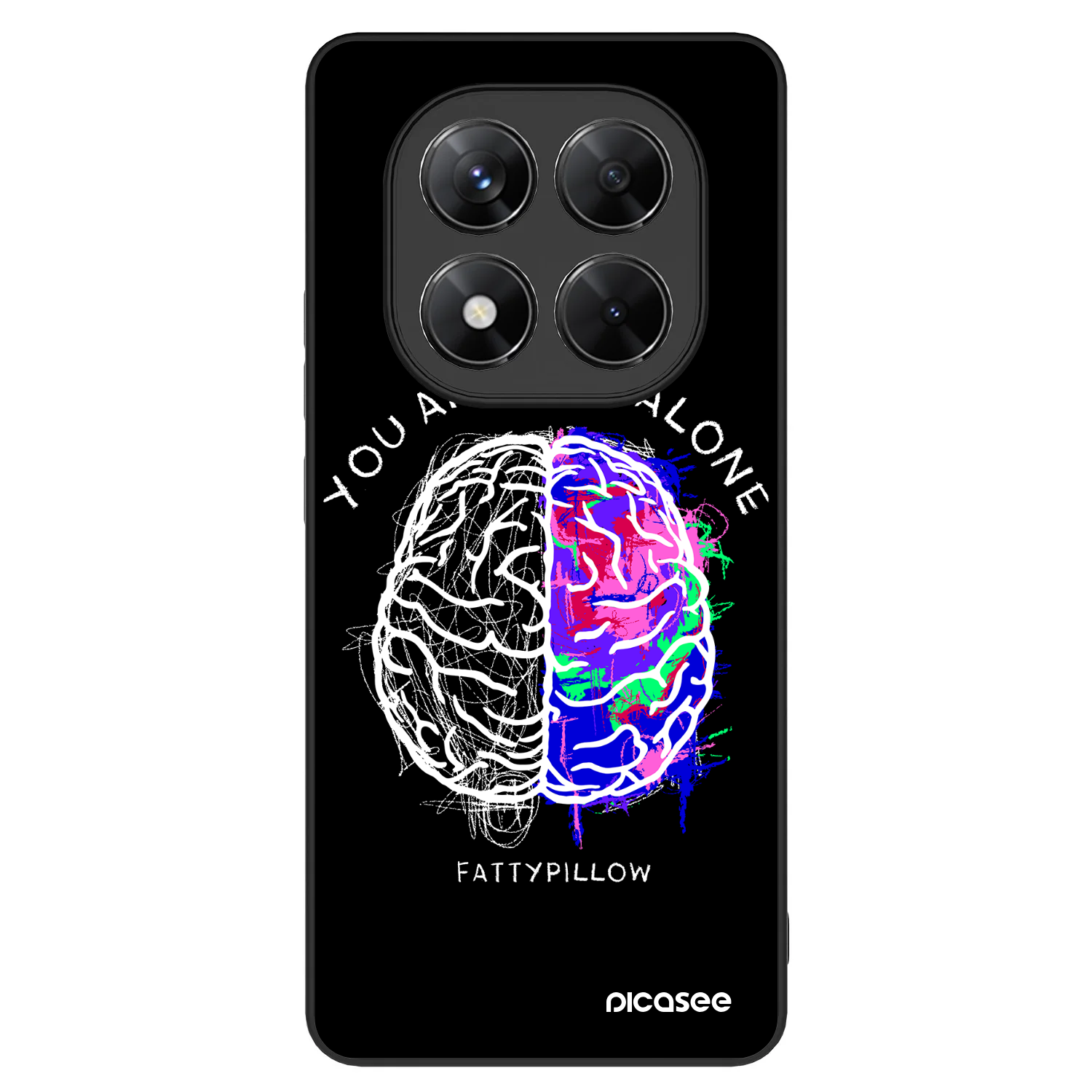 Picasee ULTIMATE CASE pro Xiaomi Redmi Note 14 Pro 5G - Brain - White