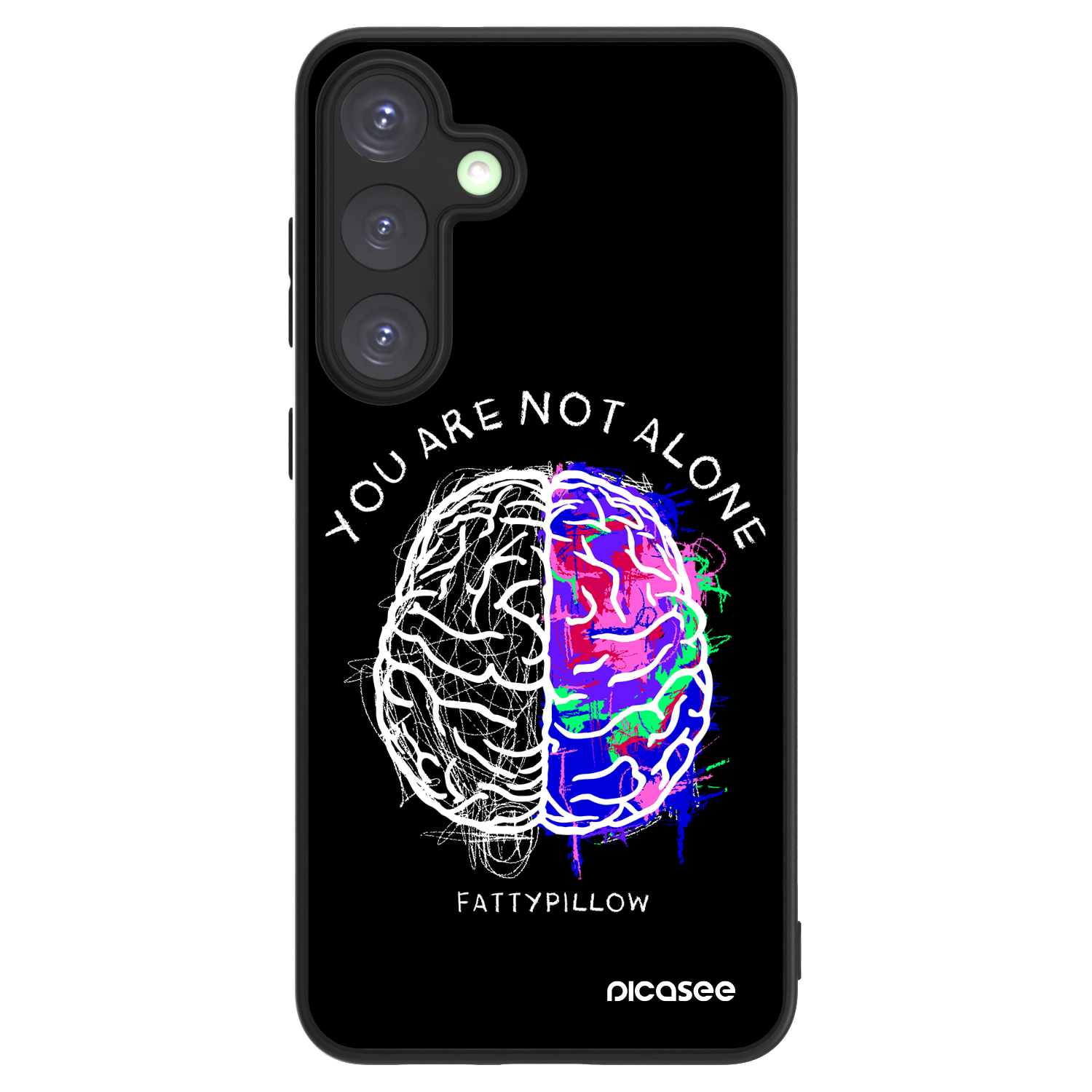 Picasee ULTIMATE CASE PowerShare pro Samsung Galaxy S25+ 5G - Brain - White