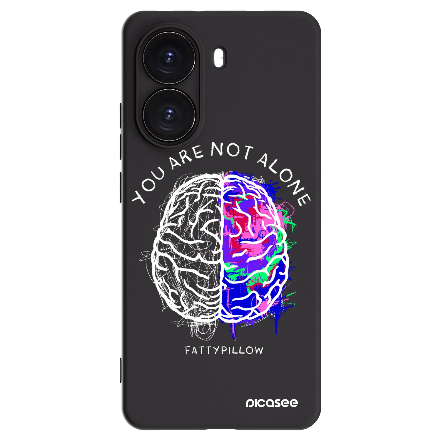 Picasee silikonový černý obal pro Xiaomi Poco X7 Pro 5G - Brain - White