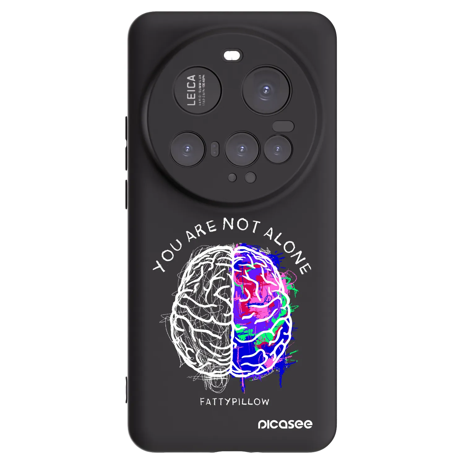Picasee silikonový černý obal pro Xiaomi 15 Ultra - Brain - White