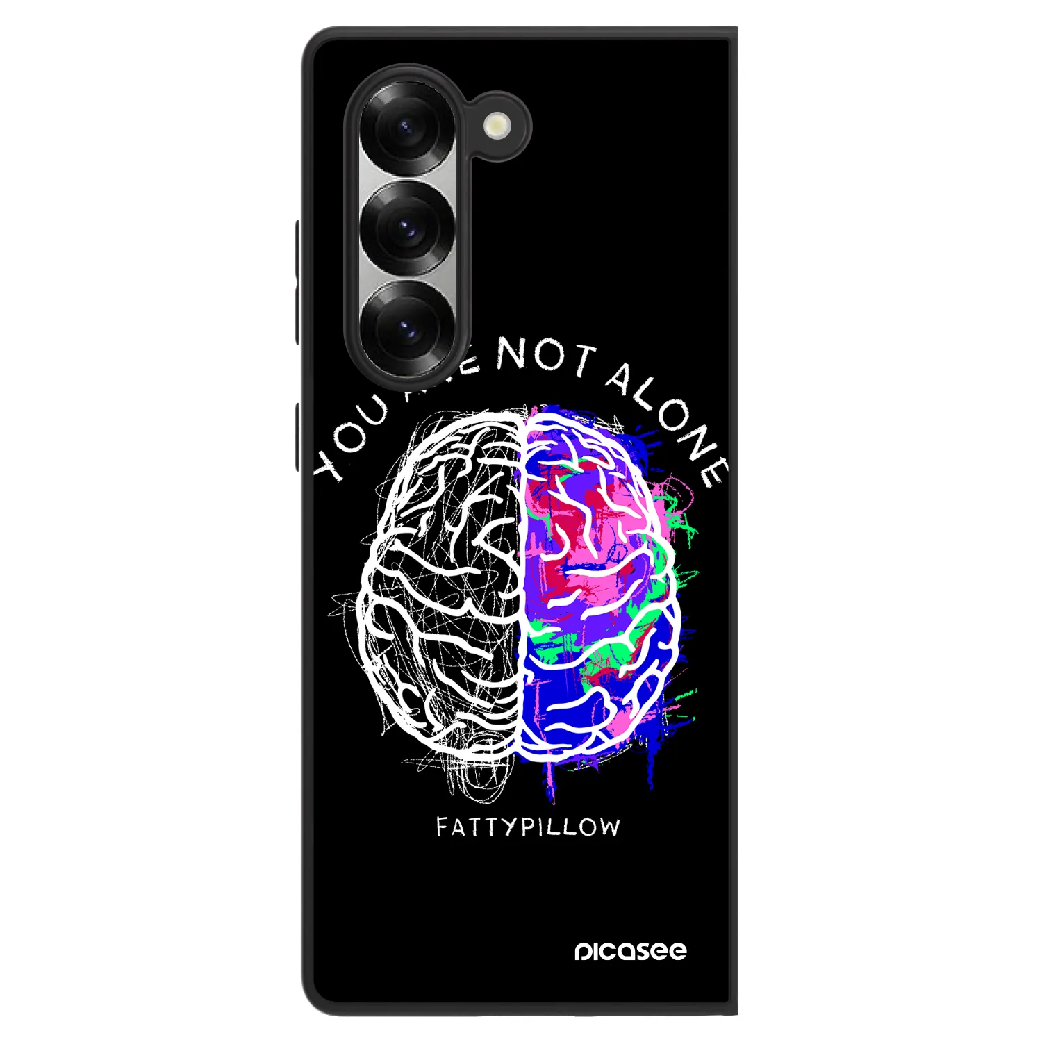 Picasee ULTIMATE CASE pro Samsung Galaxy Z Fold6 5G - Brain - White