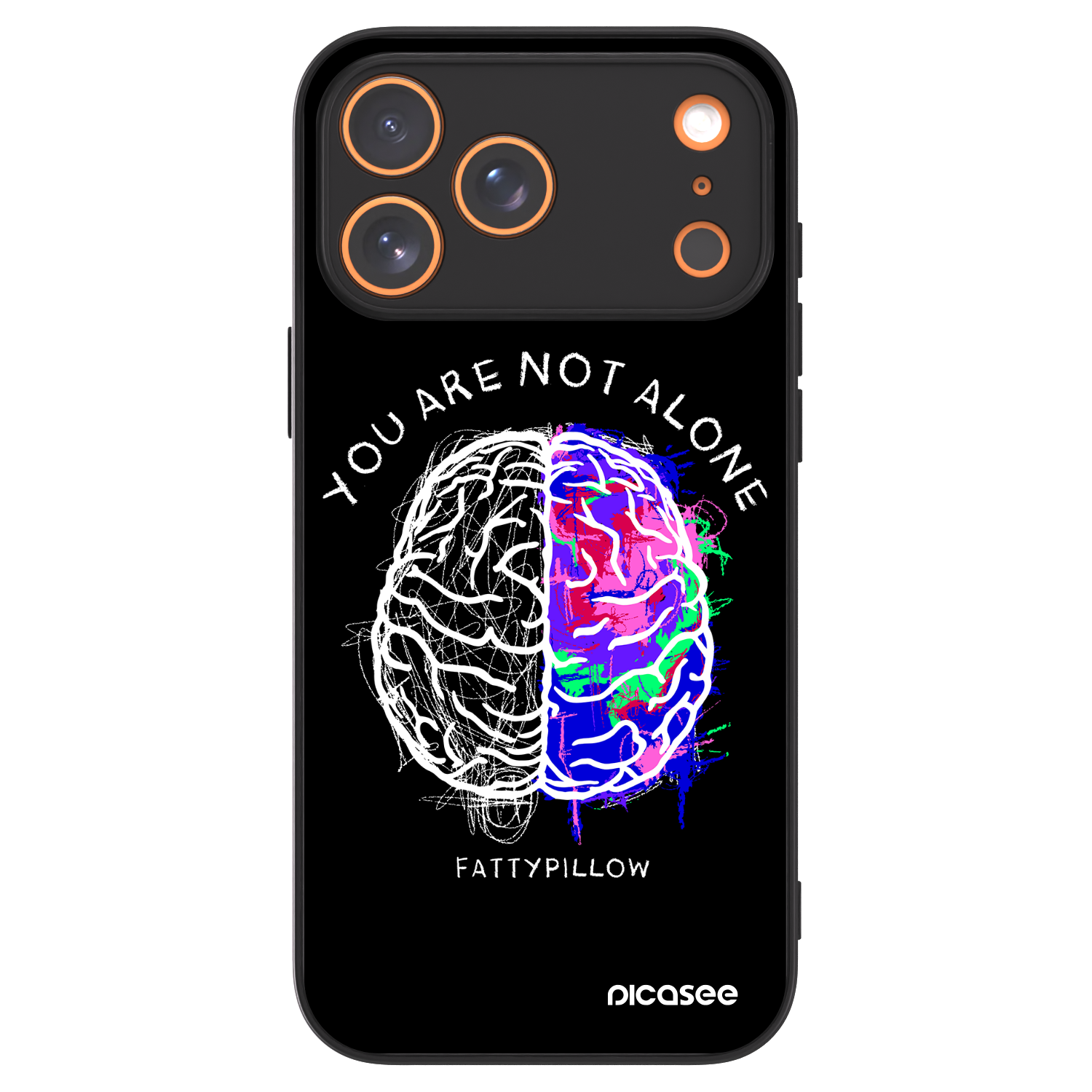 Picasee ULTIMATE CASE pro Apple iPhone 17 Pro Max - Brain - White