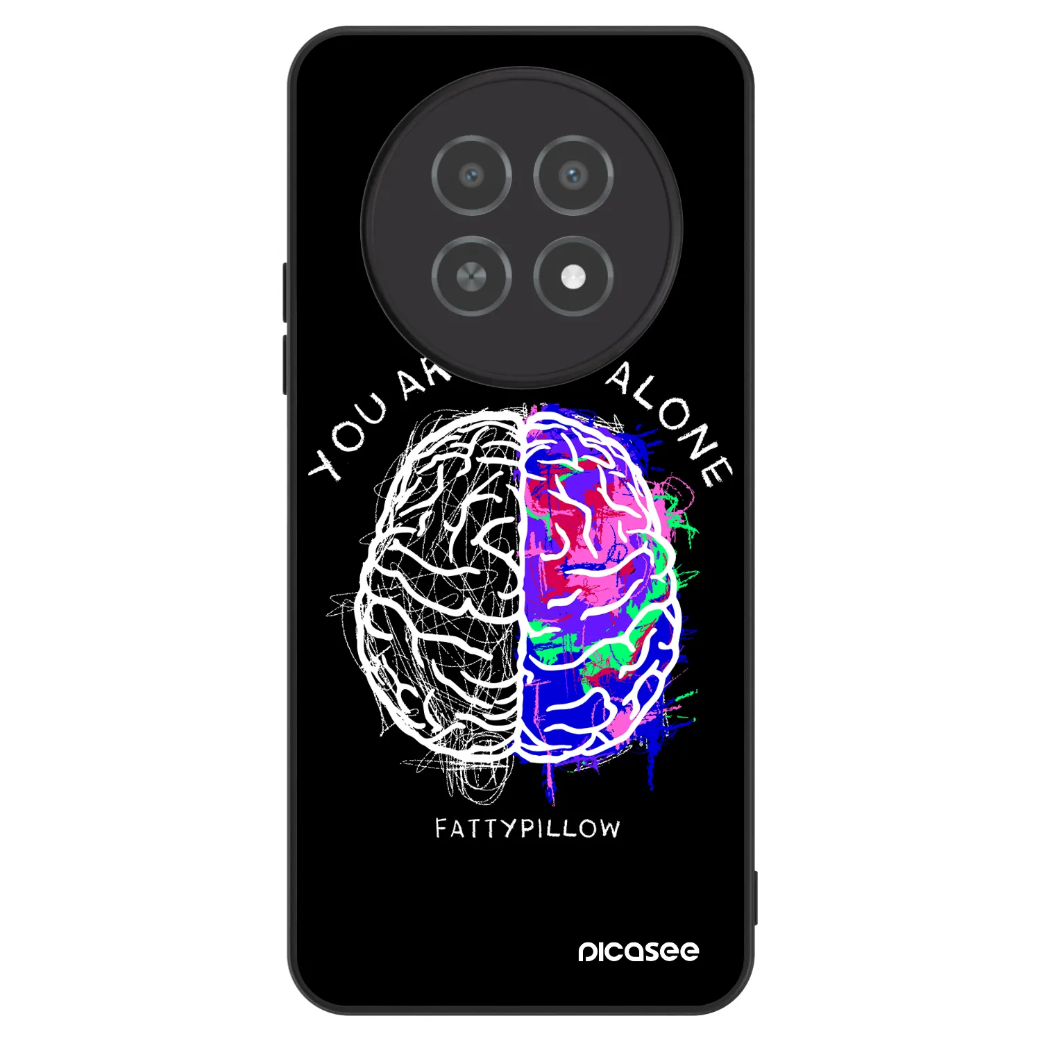 Picasee ULTIMATE CASE pro Realme 12X - Brain - White