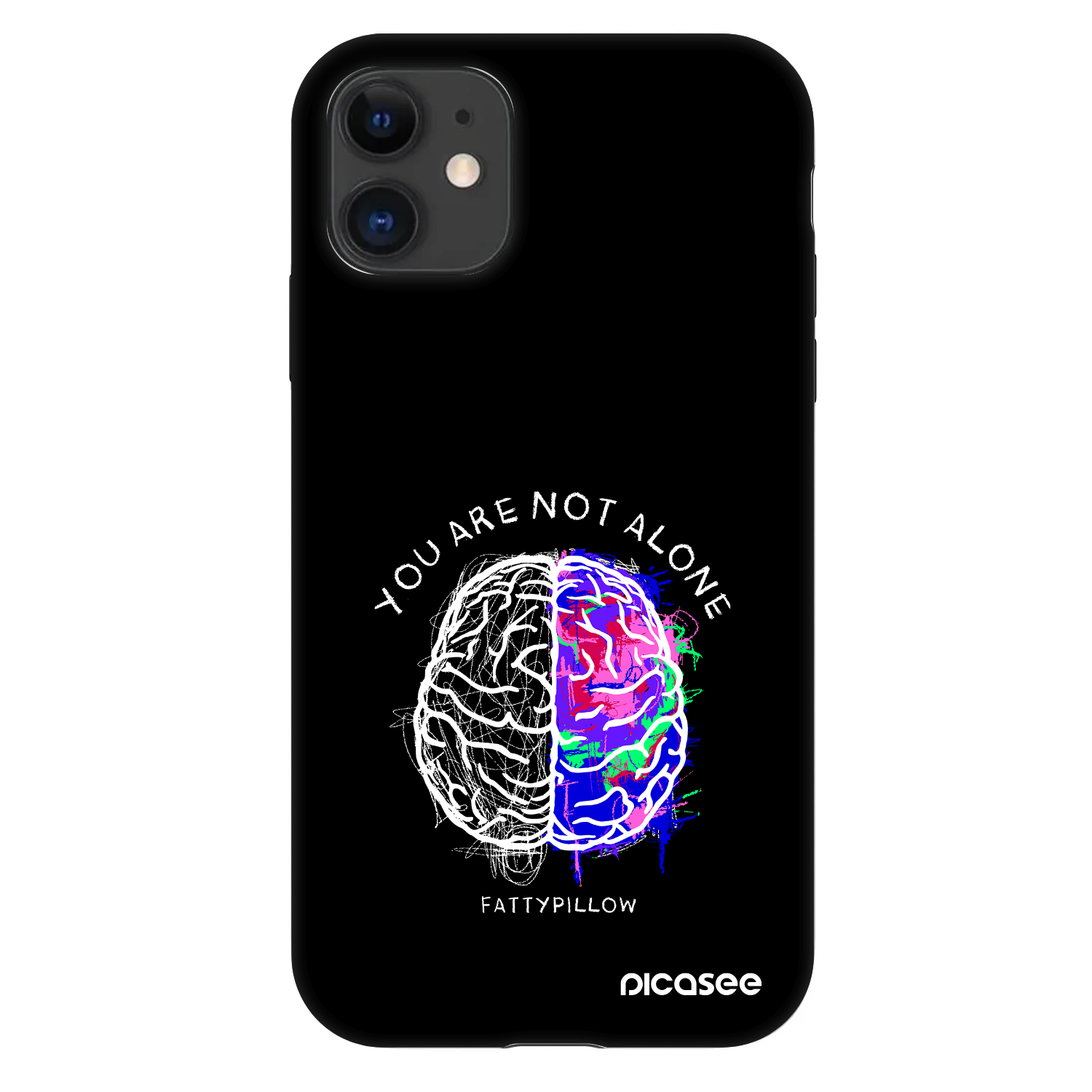 Picasee Fashion Case pro Apple iPhone 11 - Brain - White