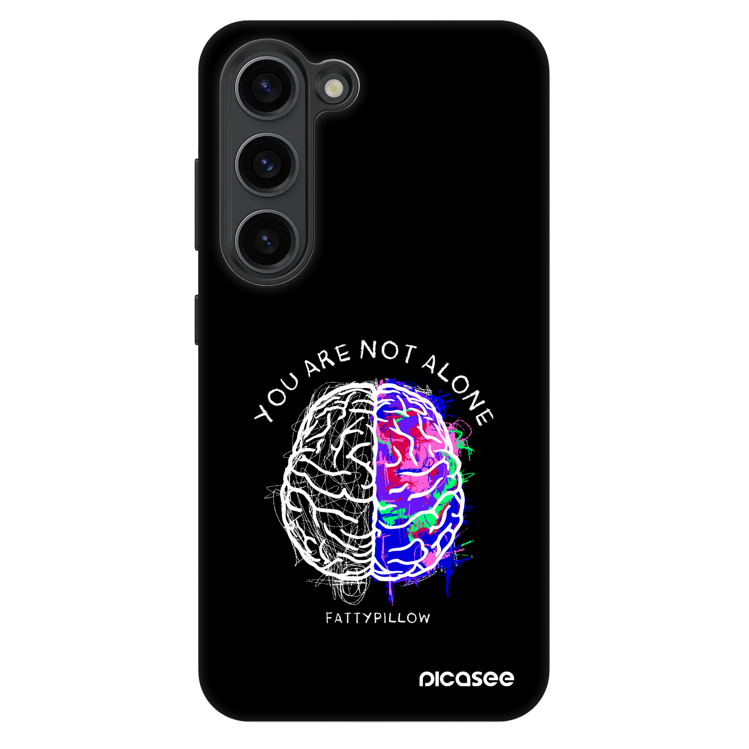 Picasee Fashion Case pro Samsung Galaxy S23 5G - Brain - White