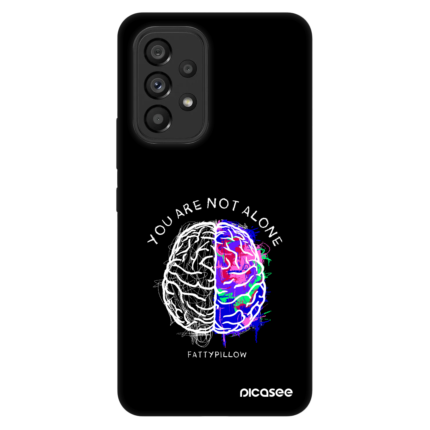 Picasee Fashion Case pro Samsung Galaxy A53 5G A536 - Brain - White