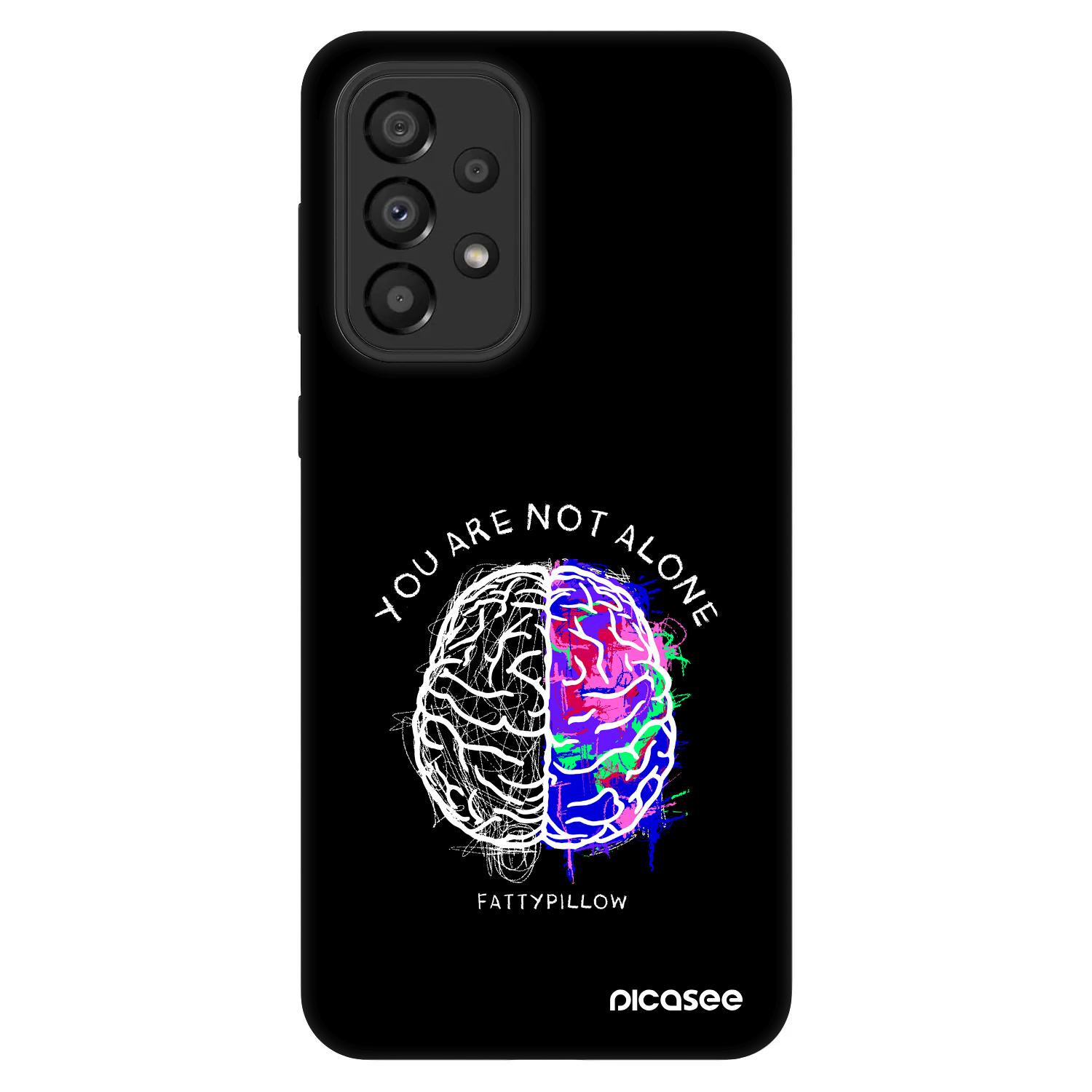 Picasee Fashion Case pro Samsung Galaxy A33 5G A336 - Brain - White