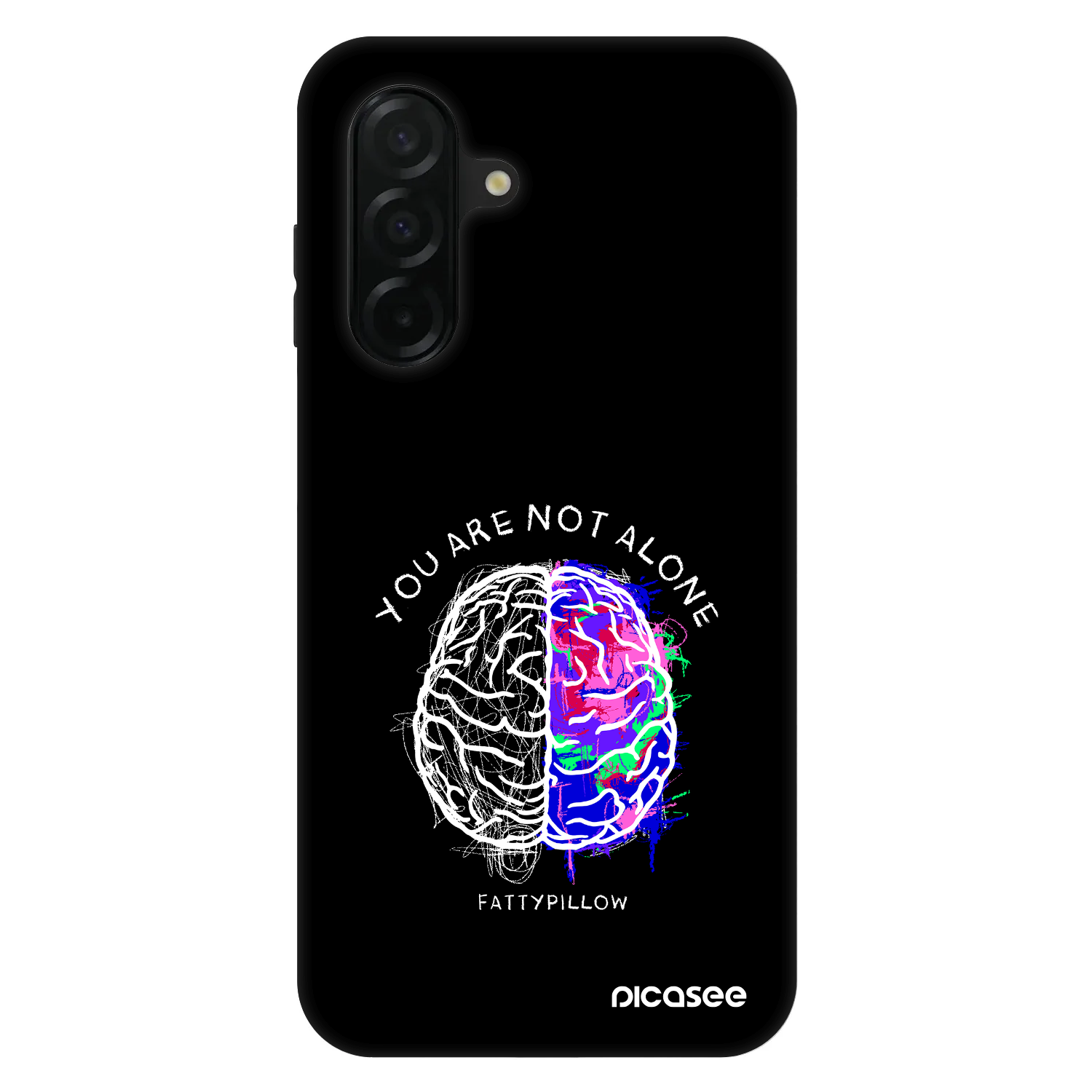 Picasee Fashion Case pro Samsung Galaxy A26 5G A266B - Brain - White