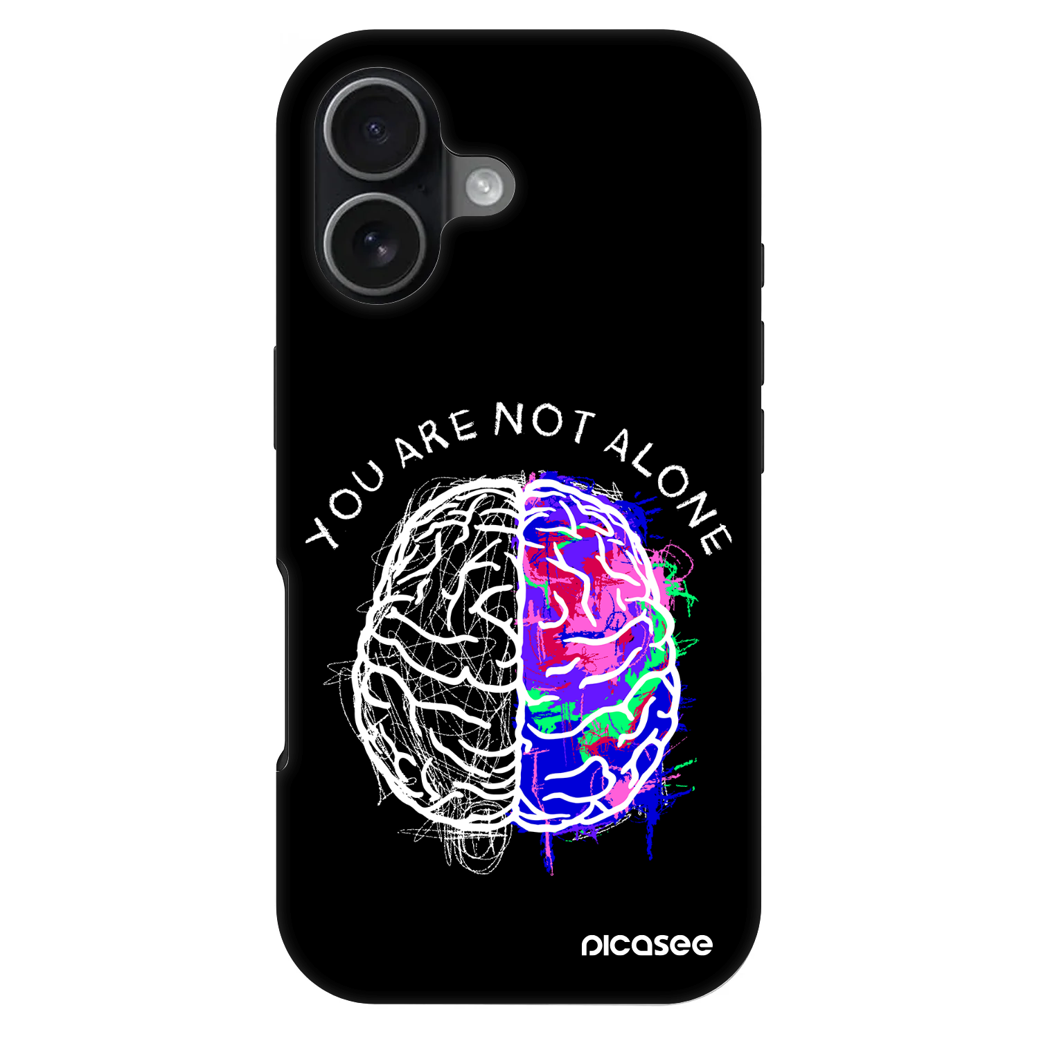 Picasee Fashion Case MagSafe Apple iPhone 17 - Brain - White
