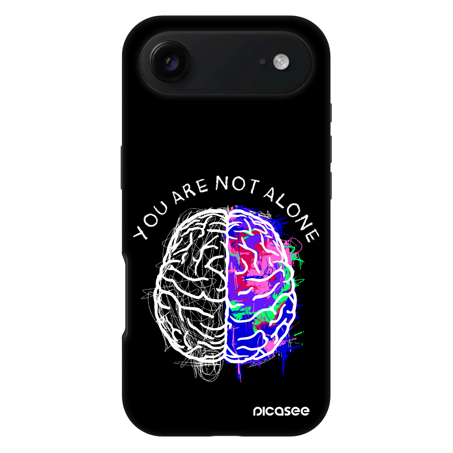 Picasee Fashion Case MagSafe Apple iPhone Air - Brain - White