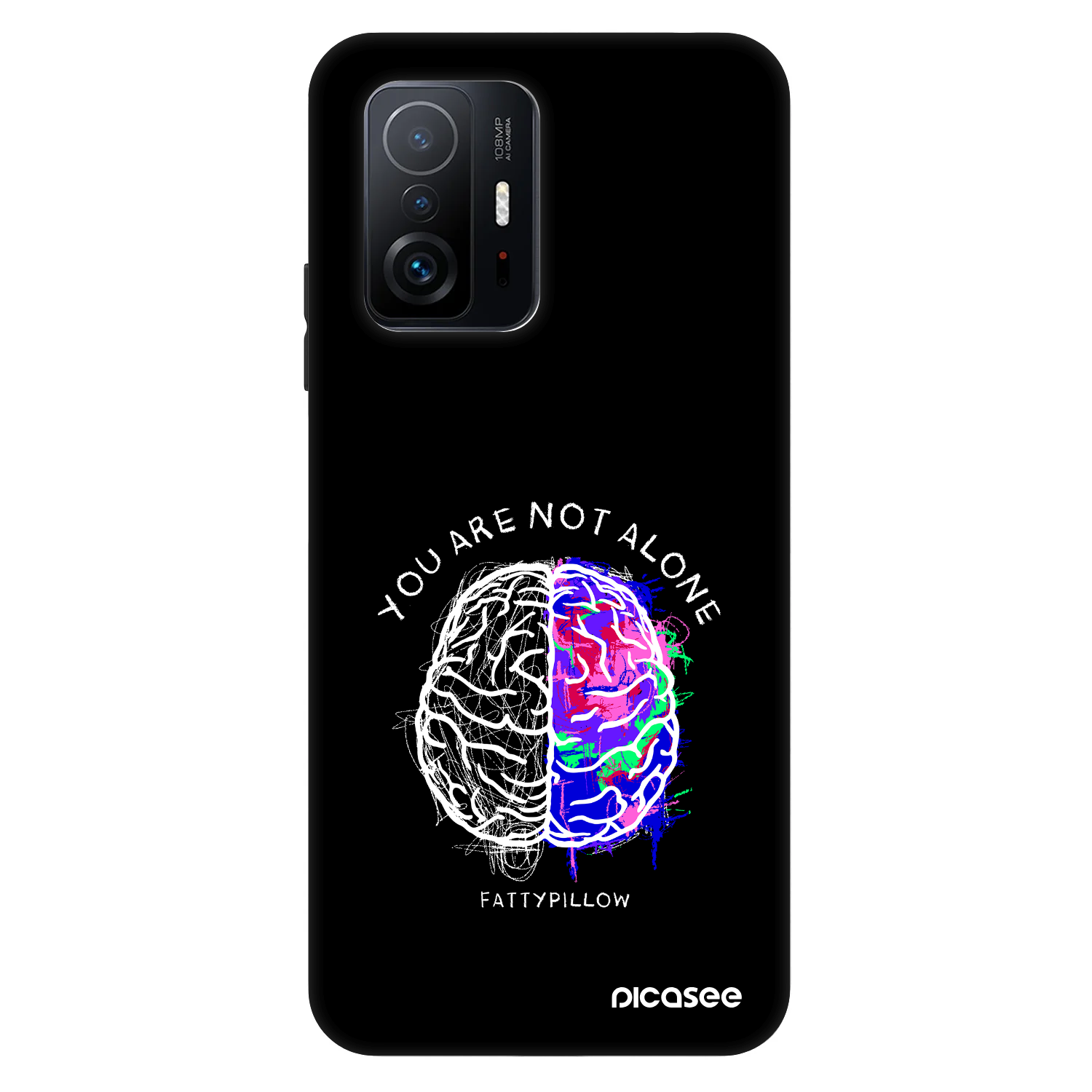 Picasee Fashion Case pro Xiaomi 11T - Brain - White