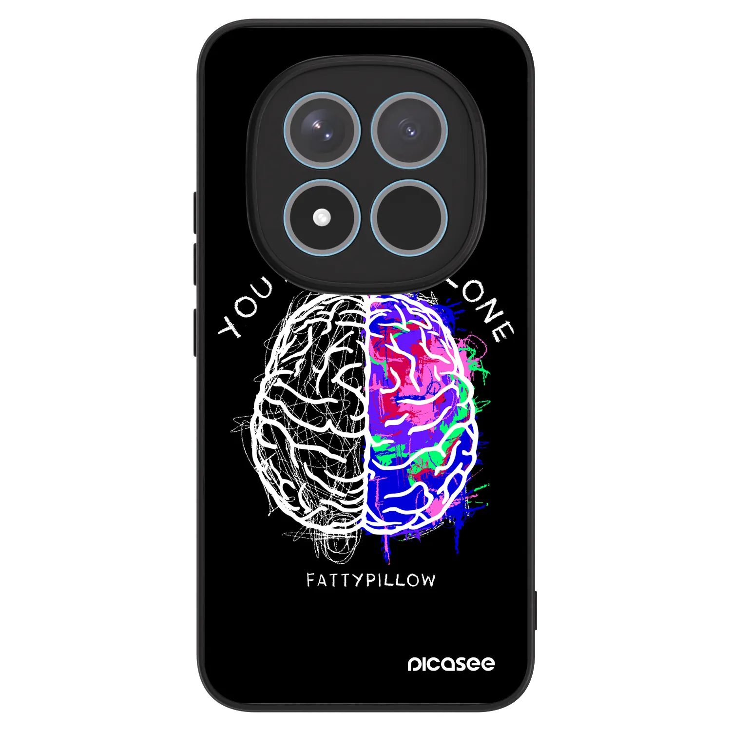 Picasee ULTIMATE CASE pro Xiaomi Redmi Note 15 Pro+ - Brain - White