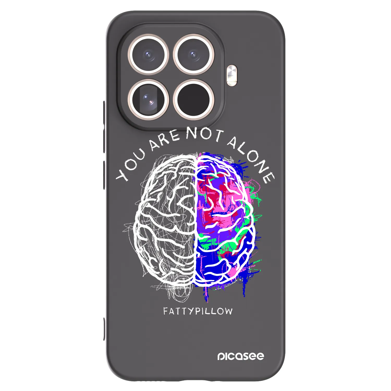 Picasee silikonový černý obal pro Xiaomi 15T Pro - Brain - White